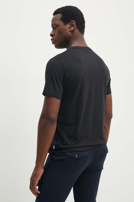 Lindbergh tricou din bumbac 4-pack negru 30.400000.4PK.BL.WH