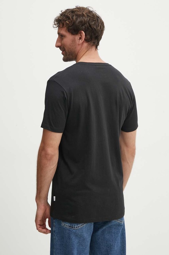 Одяг Бавовняна футболка Lindbergh 4 шт 30.400000.4PK.BLACK чорний