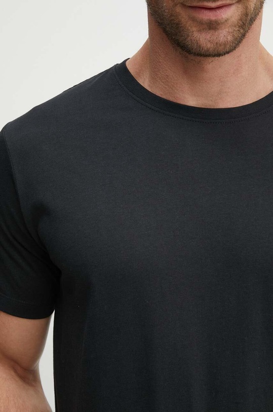 Бавовняна футболка Lindbergh 4 шт 30.400000.4PK.BLACK чорний