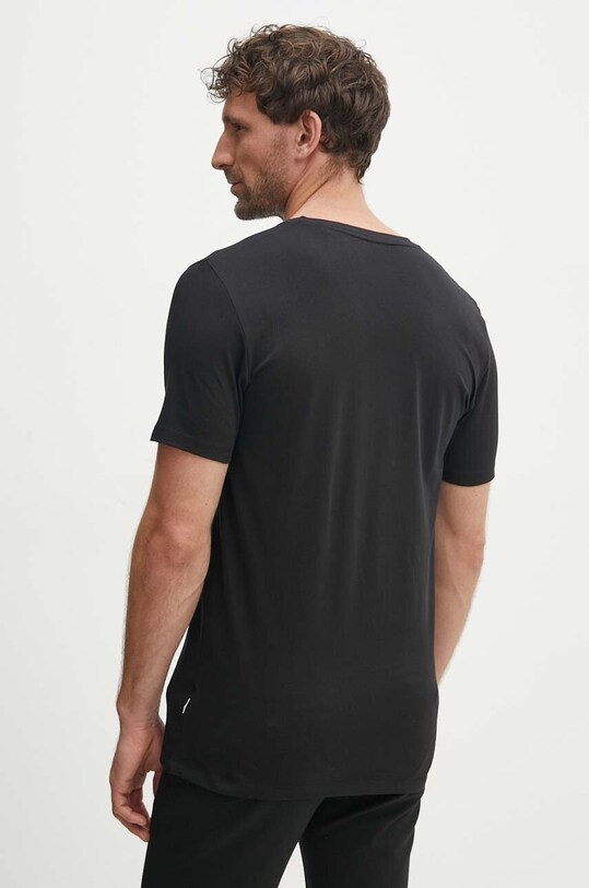 Ruházat Lindbergh t-shirt 30.48001E.BLACK fekete
