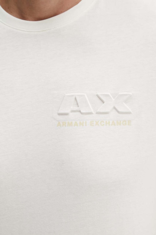 Bavlněné tričko Armani Exchange béžová 3DZTAG.ZJ9TZ