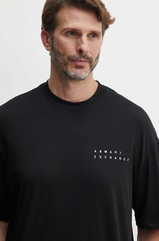 Хлопковая футболка Armani Exchange 3DZTHJ.ZJBYZ чёрный