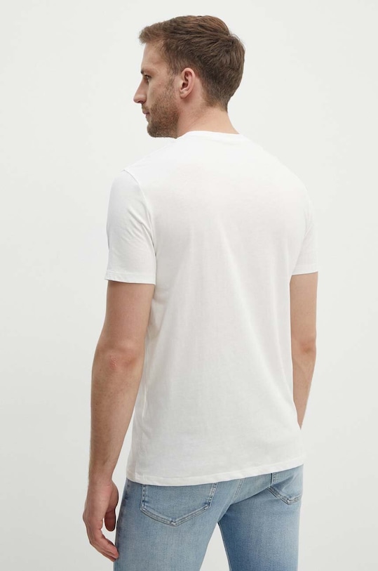Odzież Armani Exchange t-shirt bawełniany 3DZTHS.ZJH4Z biały