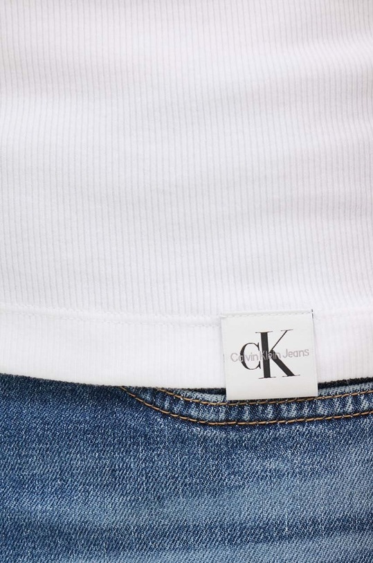 Μπλουζάκι Calvin Klein Jeans J30J325302 λευκό