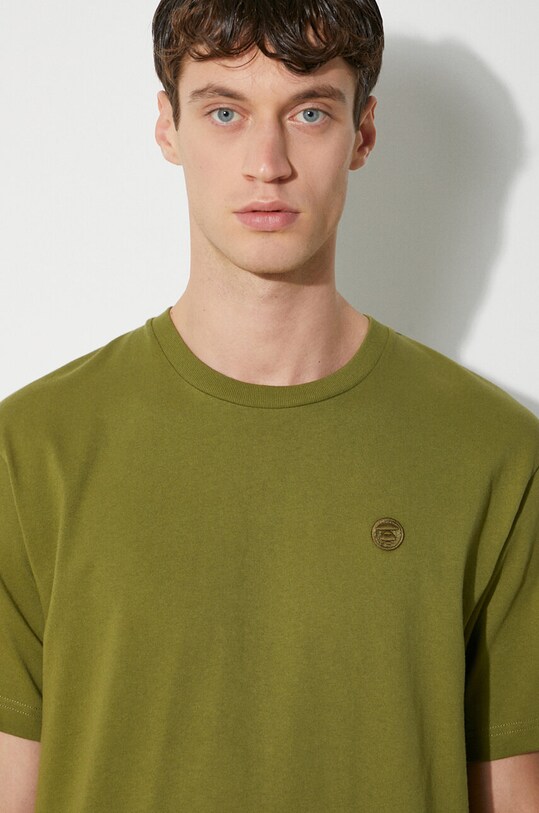 AAPE tricou din bumbac Tee AAPTEM1413XXM verde