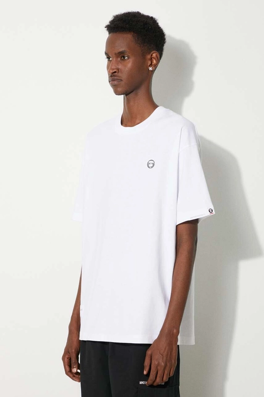 AAPE cotton t-shirt Tee white AAPTEM1414XXM