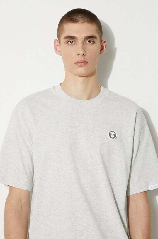 Памучна тениска AAPE AAPTEM1414XAM сив