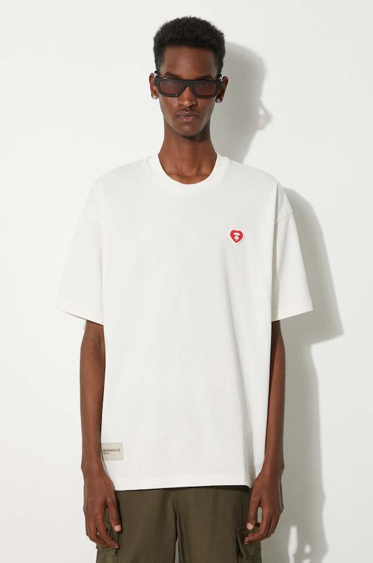 AAPE cotton t-shirt Heart Tee