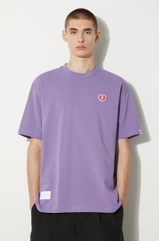 Памучна тениска AAPE Heart Tee