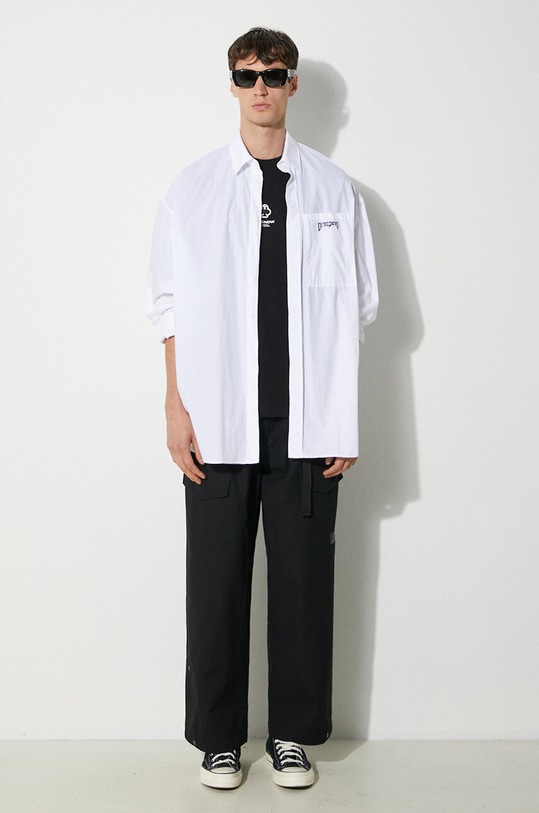 AAPE cotton t-shirt Clover Tee AAPTEM1418XXM black SS24
