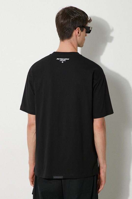 Clothing AAPE cotton t-shirt Clover Tee AAPTEM1418XXM black