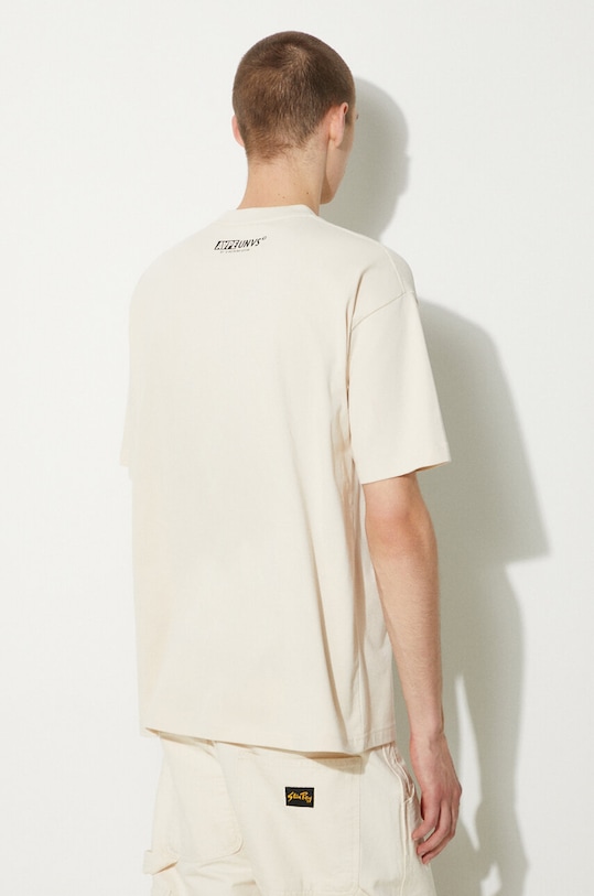 Odjeća Pamučna majica AAPE Basic Tee AAPTEM1444XXM bež