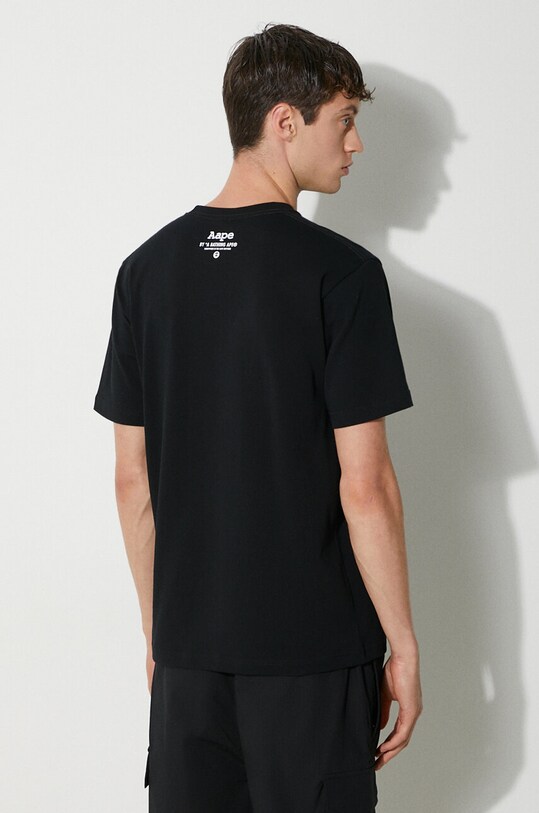 Clothing AAPE cotton t-shirt Basic Tee AAPTEM1445XXM black