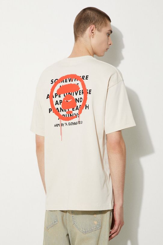 Бавовняна футболка AAPE Basic Tee