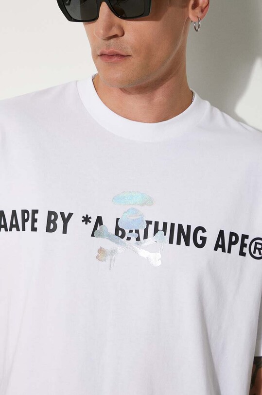 Хлопковая футболка AAPE Basic Tee AAPTEM1454XXM