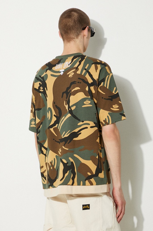 Одяг Бавовняна футболка AAPE Fancy Tee AAPTEM1461XBM зелений