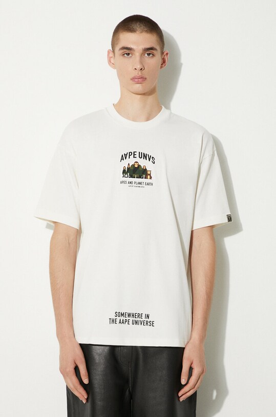 AAPE t-shirt bawełniany Basic Tee