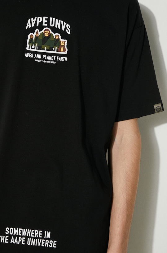 Хлопковая футболка AAPE Basic Tee AAPTEM1493XXM