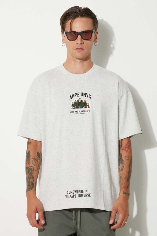 Bavlněné tričko AAPE Basic Tee