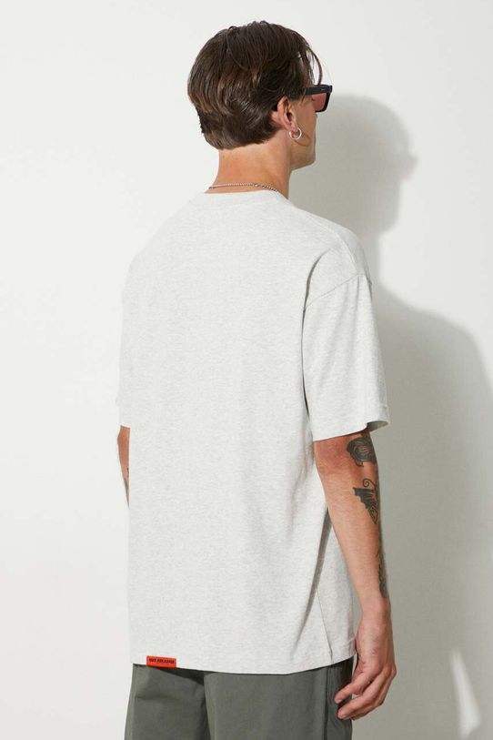 Odzież AAPE t-shirt bawełniany Basic Tee AAPTEM1493XAM szary