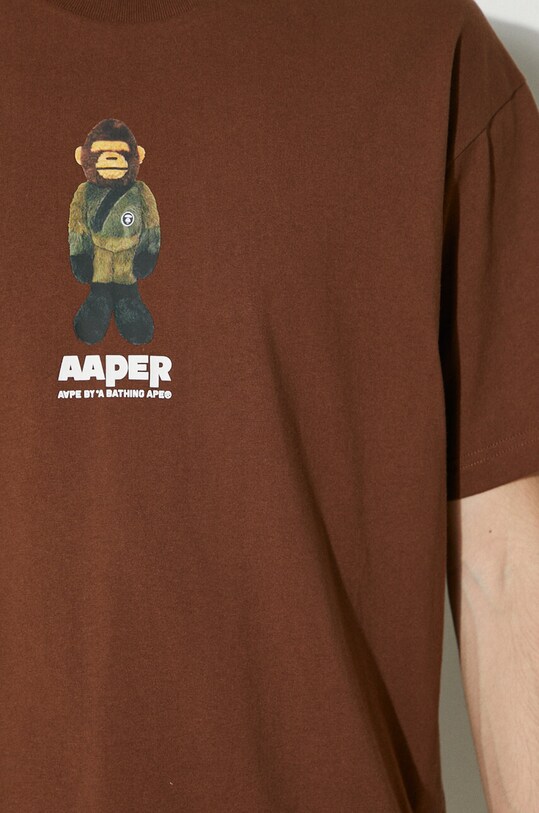 AAPE cotton t-shirt Theme Tee AAPTEM1498XXM