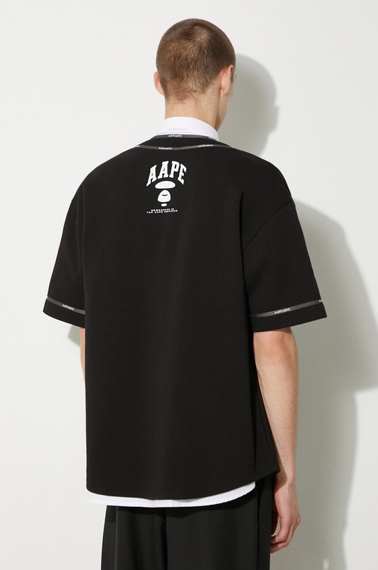 AAPE shirt Fancy Tee AAPTEM1473XXM black SS24