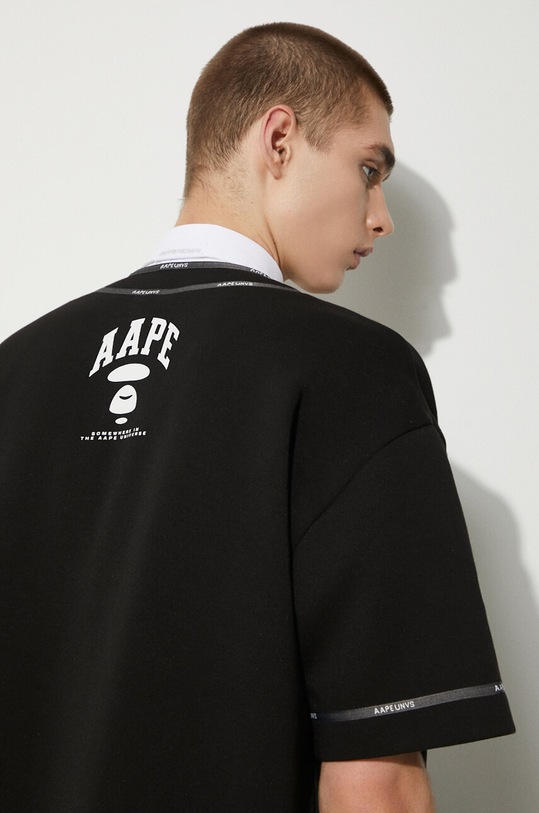 AAPE shirt Fancy Tee AAPTEM1473XXM black