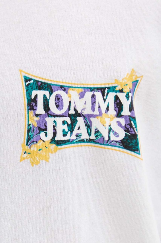 Tommy Jeans t-shirt bawełniany DM0DM18562 biały