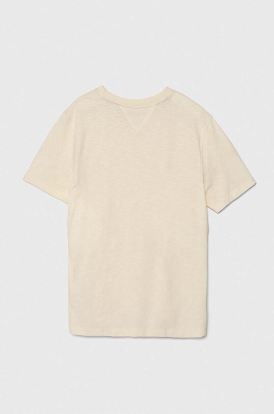 Tommy Hilfiger tricou din bumbac MW0MW34375 bej SS24