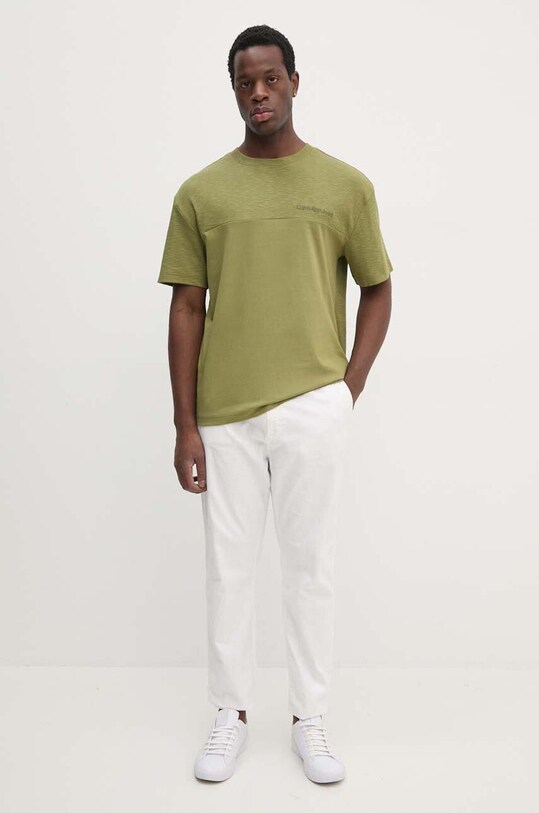 Футболка Calvin Klein Jeans J30J325424 зелений SS24