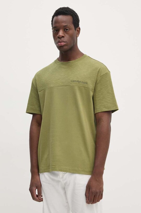 Футболка Calvin Klein Jeans зелений J30J325424