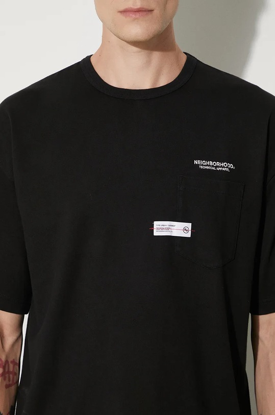 Tričko NEIGHBORHOOD Classic-P Crewneck černá 241FPNH.CSM06