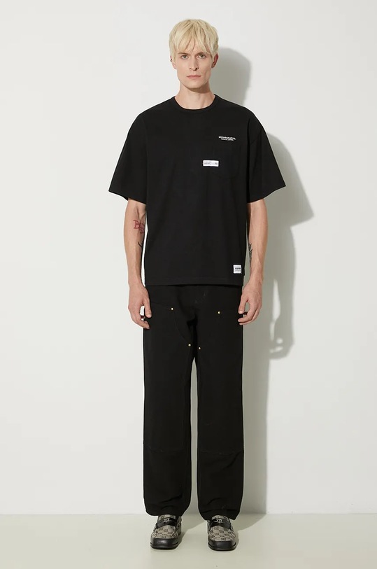 NEIGHBORHOOD t-shirt Classic-P Crewneck 241FPNH.CSM06 black