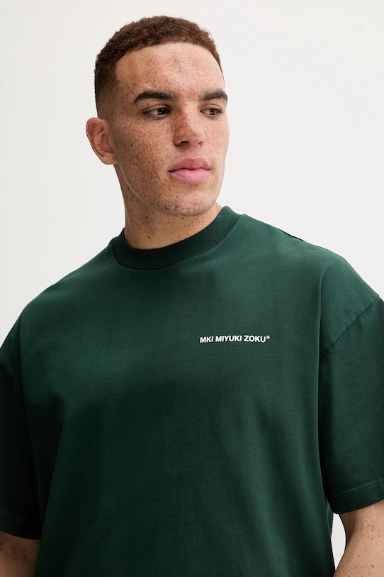 MKI MIYUKI ZOKU pamut póló Uniform zöld UNIFORM.TSHIRT