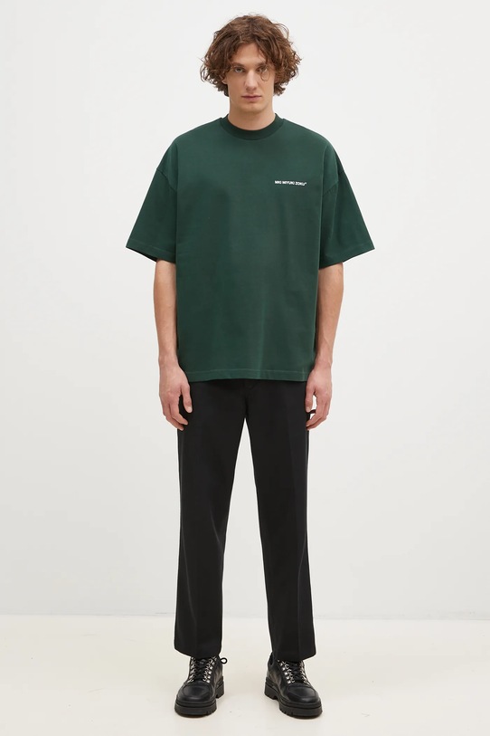 Βαμβακερό μπλουζάκι MKI MIYUKI ZOKU Uniform UNIFORM.TSHIRT πράσινο