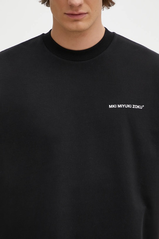 MKI MIYUKI ZOKU cotton t-shirt Uniform black UNIFORM.TSHIRT