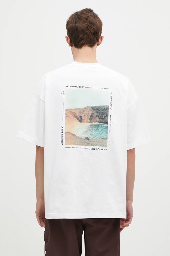 Одяг Бавовняна футболка MKI MIYUKI ZOKU Resort RESORT.TSHIRT білий