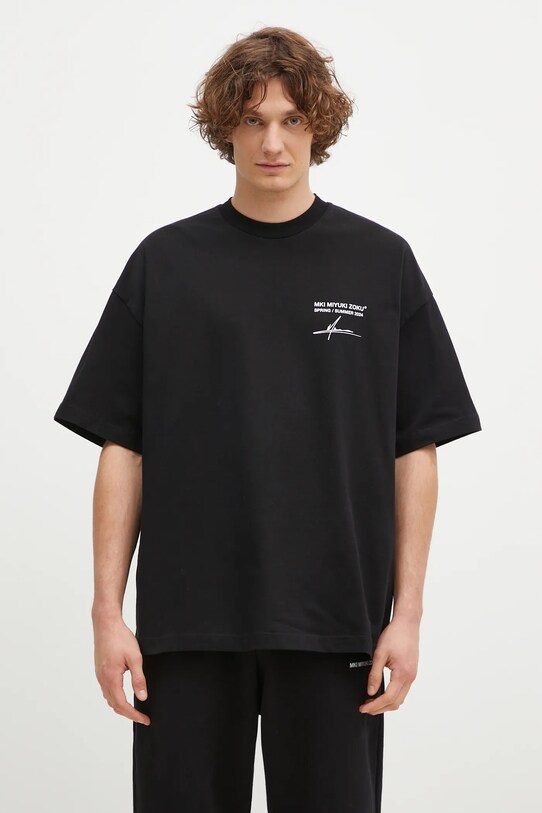 Clothing MKI MIYUKI ZOKU cotton t-shirt Resort RESORT.TSHIRT black