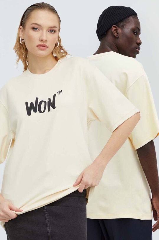 Won Hundred tricou print bej 2999.12066