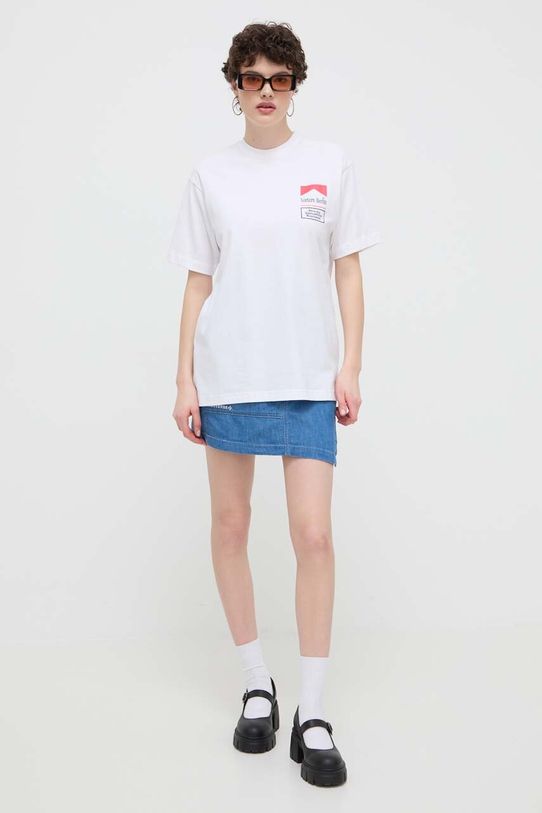 Îmbrăcăminte Vertere Berlin tricou din bumbac VER.T194 alb