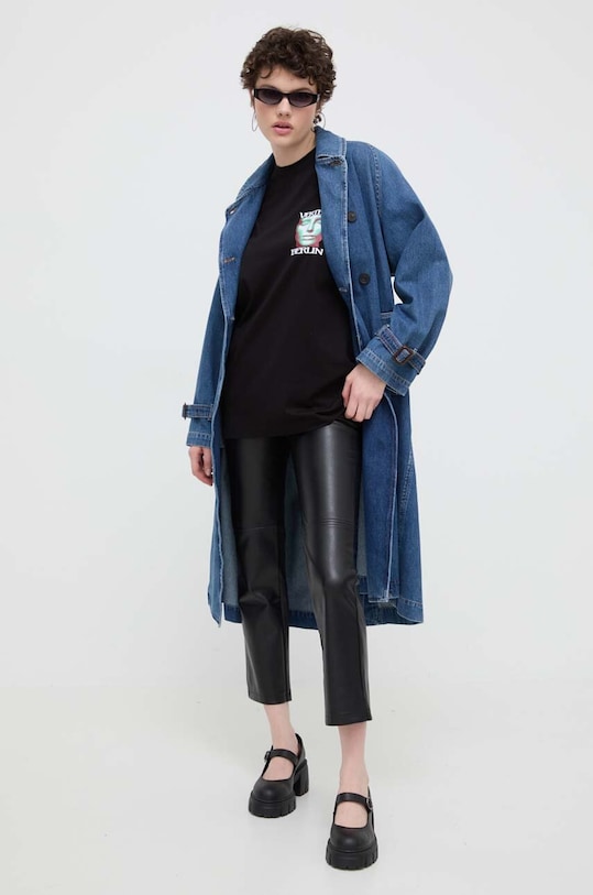 Îmbrăcăminte Vertere Berlin tricou din bumbac SLEEPWALK VER.T238 negru