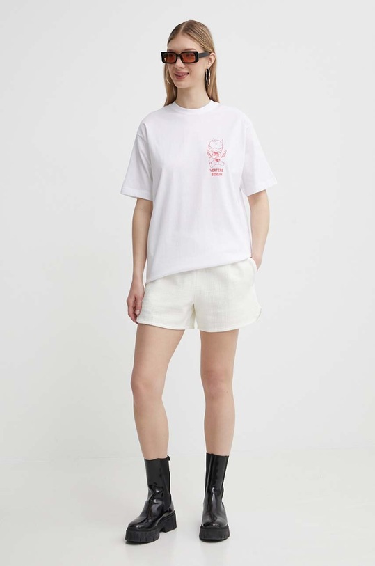 Bavlnené tričko Vertere Berlin biela VER.T228