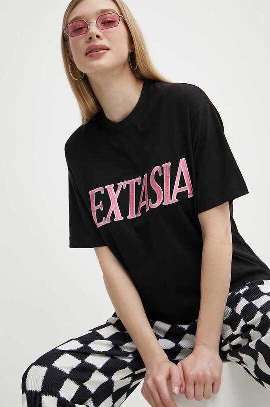 Vertere Berlin t-shirt bawełniany VER.T234 czarny SS24