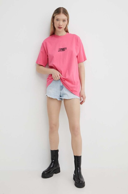 Odzież Vertere Berlin t-shirt bawełniany VER.T220 różowy