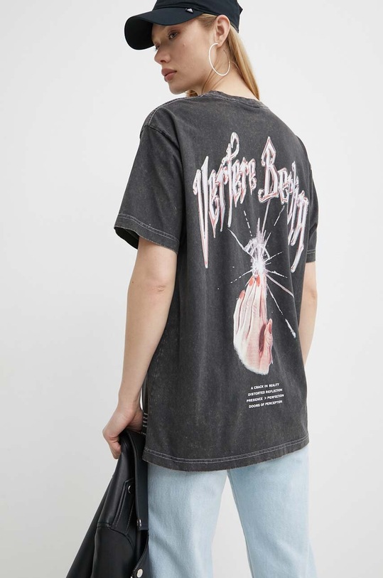 Vertere Berlin tricou din bumbac VER.T128 gri