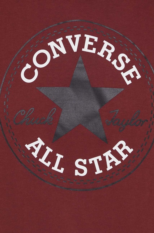 Converse t-shirt in cotone 10025459.A24 granata