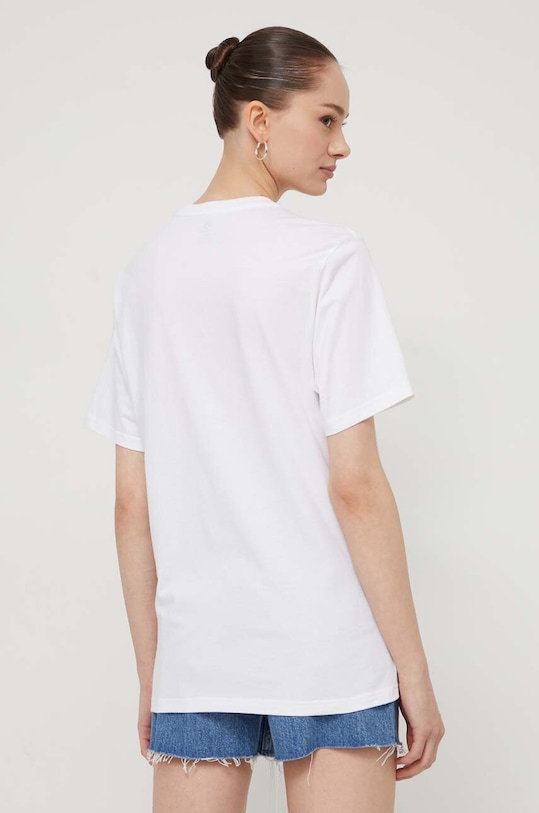 Odzież Converse t-shirt bawełniany 10026565.A01 beżowy