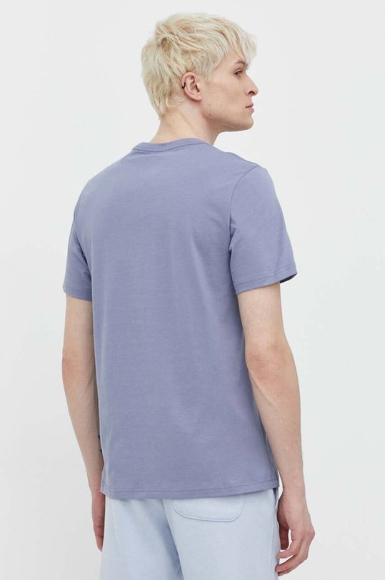 Converse t-shirt bawełniany niebieski 10026565.A03