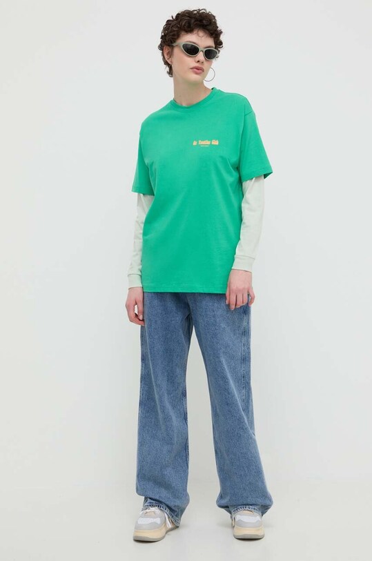 Îmbrăcăminte On Vacation tricou din bumbac Beach Day OVC.T145 verde