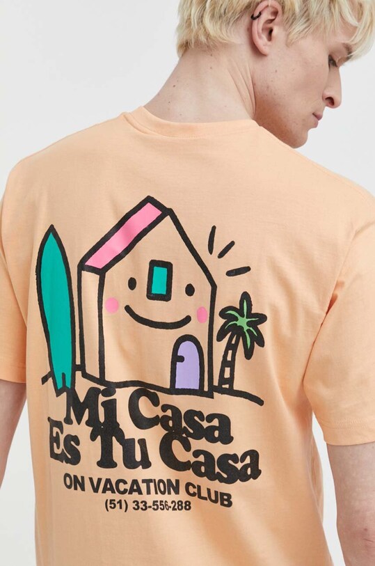 On Vacation tricou din bumbac Mi Casa OVC.T149